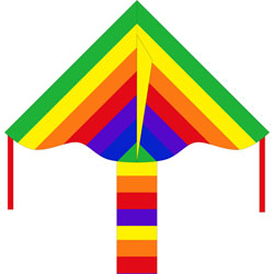 HQ Simple Flyer Rainbow Kite 85cm