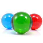 Coloured Acrylic Contact Juggling Ball 75mm