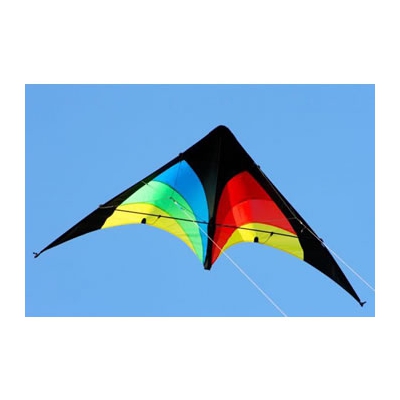 Elliot Delta Stunt Kite Rainbow Ready To Fly Package 